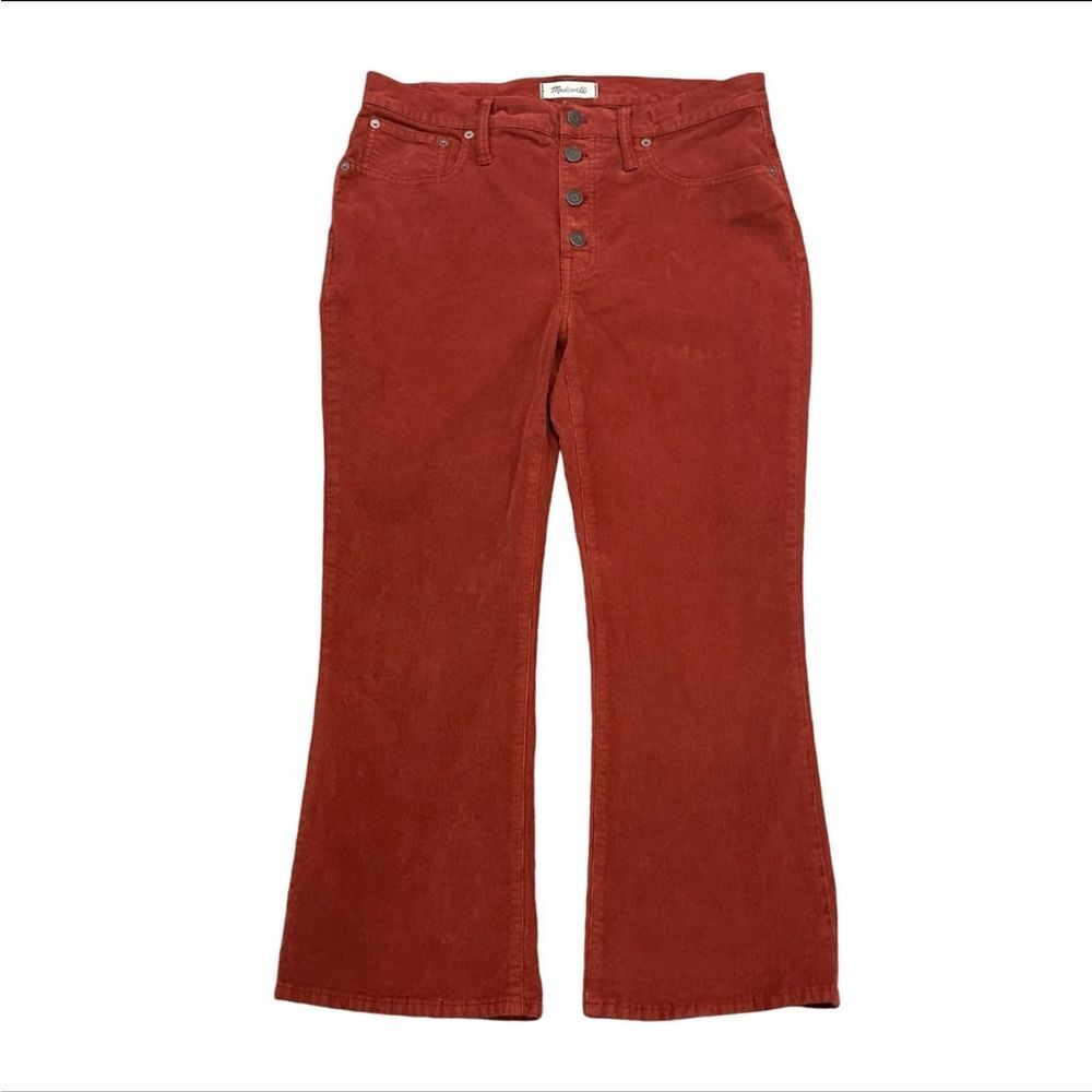 Madewell ~ Corduroy Pants ~ Cali Demi Boot ~ Size 10 ~ Cotton Blend